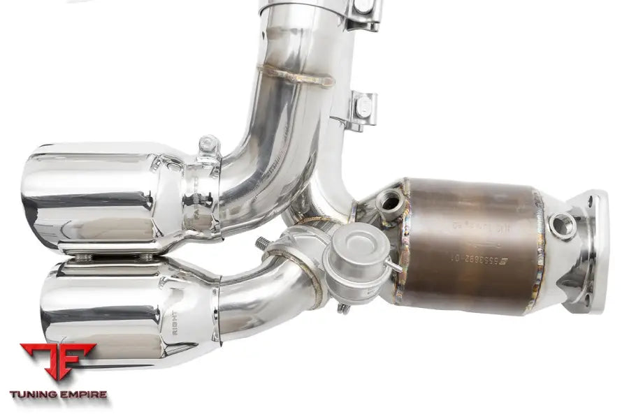 FABSPEED PORSCHE 991.2 TWIN TURBO/TURBO S VALVETRONIC SUPERSPORT X-PIPE EXHAUST SYSTEM (2017-2020)