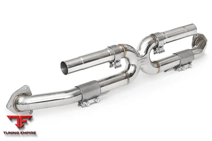 FABSPEED PORSCHE 991 CARRERA CENTER MUFFLER BYPASS X-PIPE (NON VALVED EXHAUST ONLY) (2012-2016)