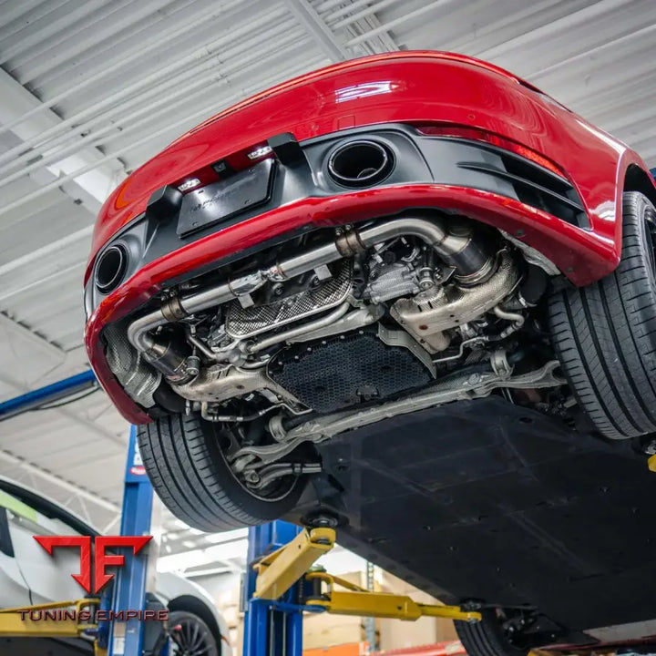 FABSPEED PORSCHE 992.2 CARRERA (NON GTS) CAT-BACK VALVED MAXFLO EXHAUST SYSTEM (2025+)