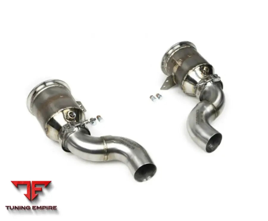 FABSPEED PORSCHE 992 TWIN TURBO/TWIN TURBO S SPORT CATALYTIC CONVERTERS WITH GT2RS STYLE OUTLETS(2021+)