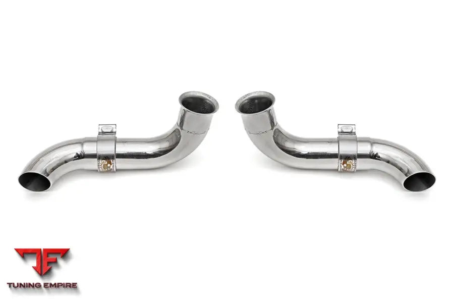 FABSPEED PORSCHE 996 GT3 COMPETITION MUFFLER OUTLETS W/ADJUSTABLE TURNDOWNS (1999-2005)