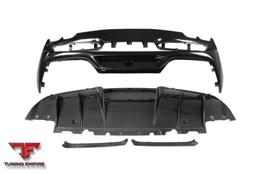 FERRARI 296 GTB (TYPE F171) OE STYLE CARBON FIBER REAR BUMPER W/DIFFUSER BSD