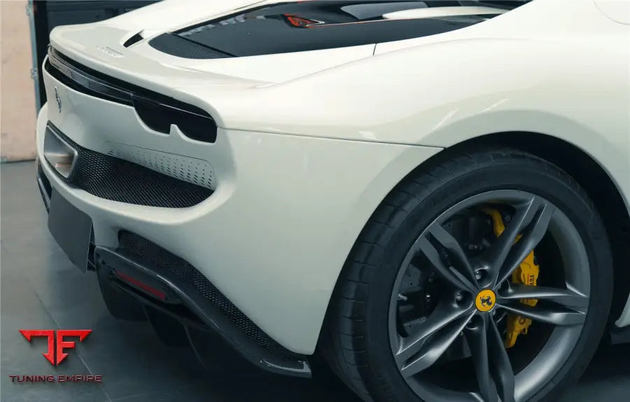 FERRARI 296 GTB (TYPE F171) OE STYLE CARBON FIBER REAR BUMPER W/DIFFUSER BSD