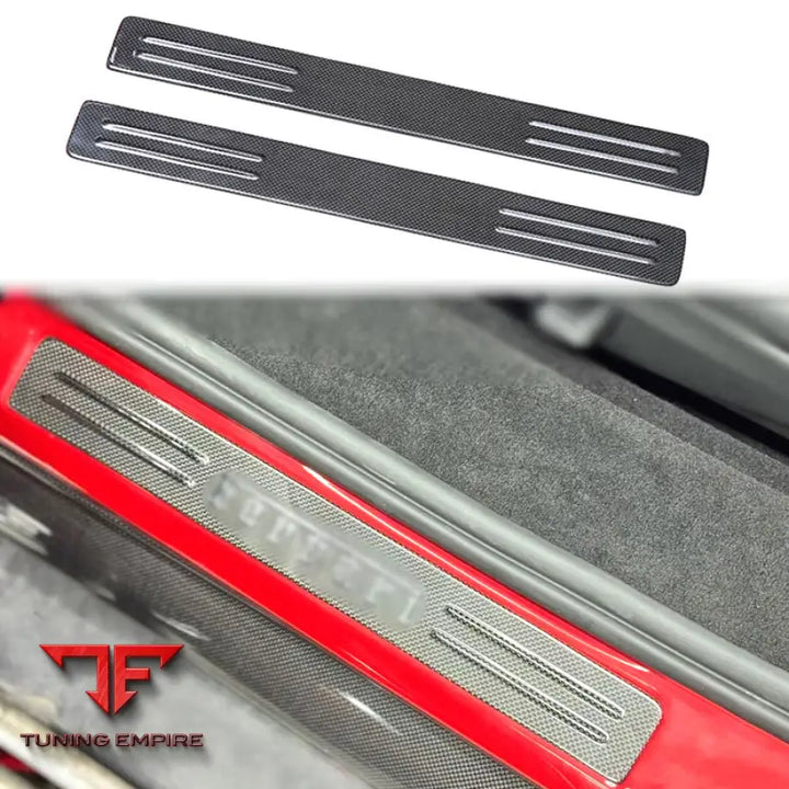 FERRARI 296 GTB GTS CARBON FIBER DOOR SILLS