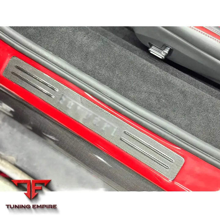 FERRARI 296 GTB GTS CARBON FIBER DOOR SILLS