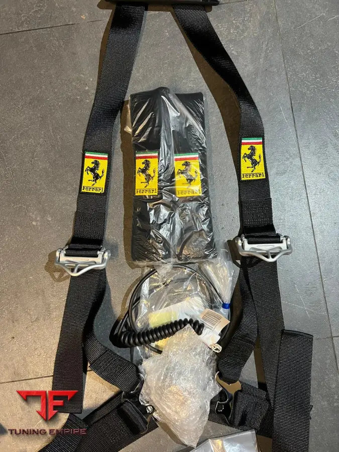 Ferrari 296 harness shoulder straps and padding