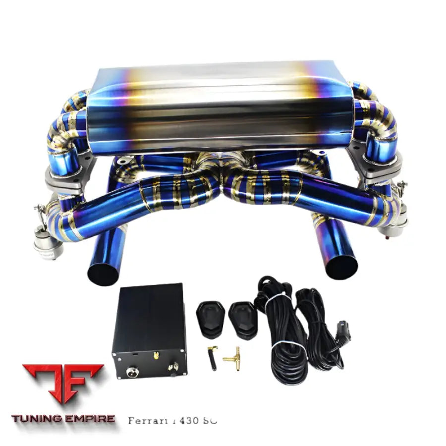 FERRARI430/F430 SC SCUDERIA 4.3L DOWNPIPE TITANIUM EXHAUST SYSTEM 2005-2009