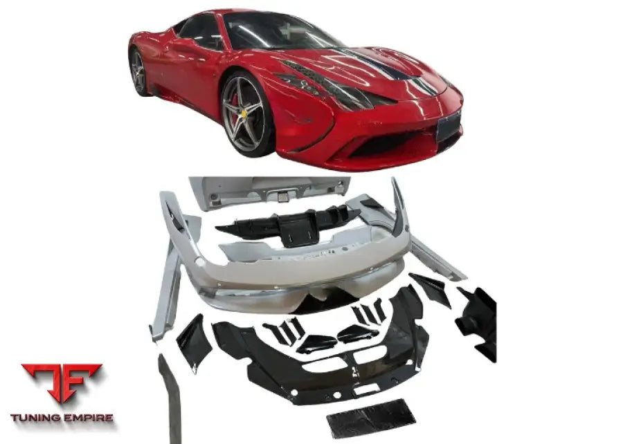 Ferrari 458 2010-2016 Conversion Carbon Body Kit Upgrade To Speciale 2013-2016