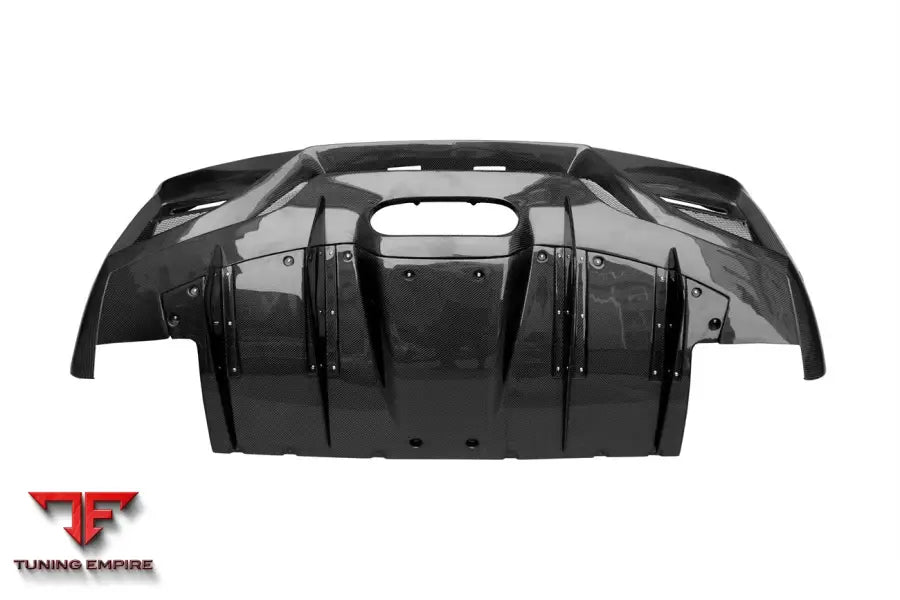FERRARI 458 COUPE BKSS STYLE PARTIAL CARBON FIBER REAR BUMPER AND CARBON FIBER TRUNK WITH TAIL LIGHT COVER BSD