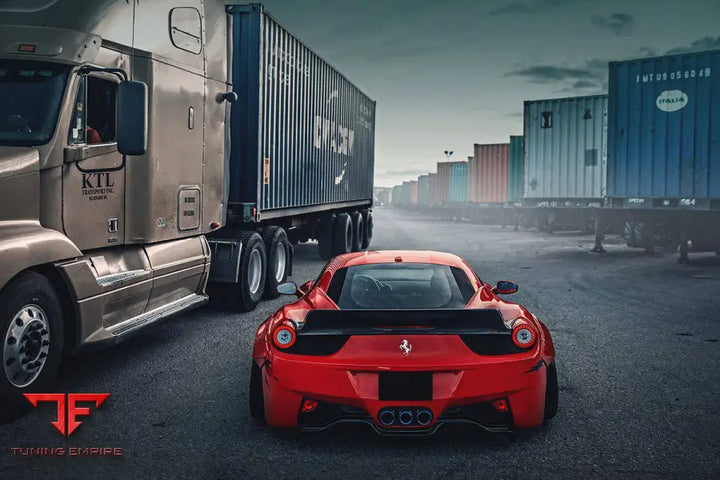 FERRARI 458 COUPE ONLY DE STYLE REAR TRUNK SPOILER BSD