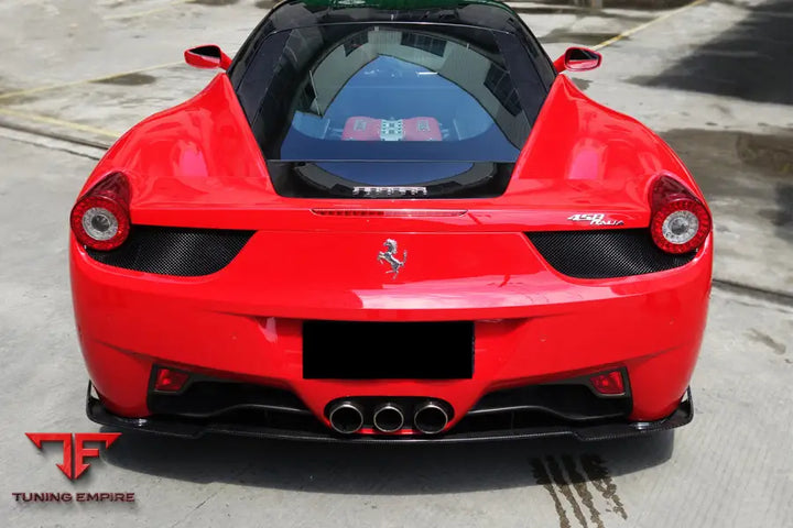 FERRARI 458 COUPE & SPYDER AV STYLE CARBON FIBER FULL LIP BODY KIT BSD