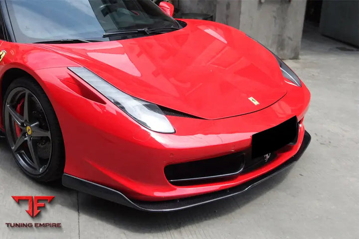 FERRARI 458 COUPE & SPYDER AV STYLE CARBON FIBER FULL LIP BODY KIT BSD