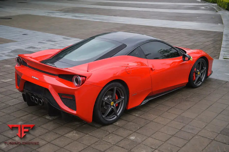 FERRARI 458 COUPE & SPYDER BKSS STYLE SIDE SKIRTS BSD