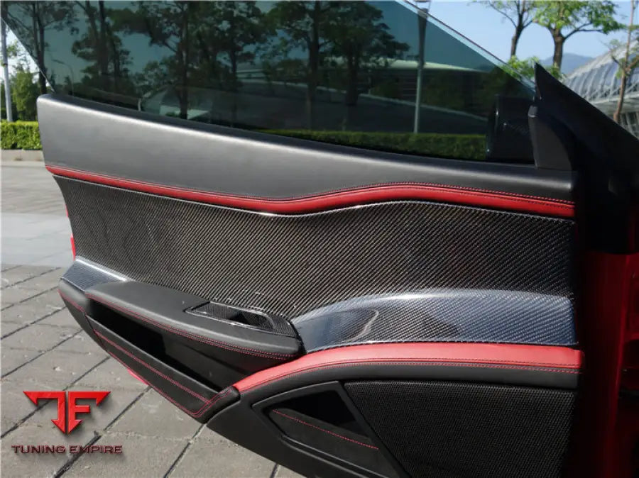 FERRARI 458 COUPE SPYDER CARBON FIBER DOOR PANEL INTERIOR BSD