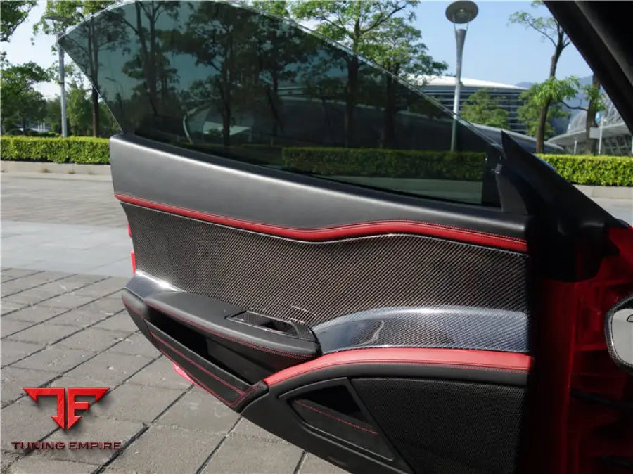 FERRARI 458 COUPE SPYDER CARBON FIBER DOOR PANEL INTERIOR BSD