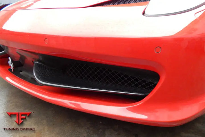 FERRARI 458 COUPE SPYDER CARBON FIBER FRONT CANARDS BSD