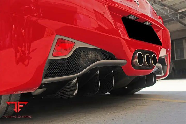 FERRARI 458 COUPE SPYDER CARBON FIBER REAR DIFFUSER BSD