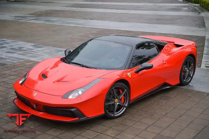 FERRARI 458 COUPE SPYDER SPECIALE DRY CARBON FIBER MIRROR HOUSING REPALCEMENT BSD