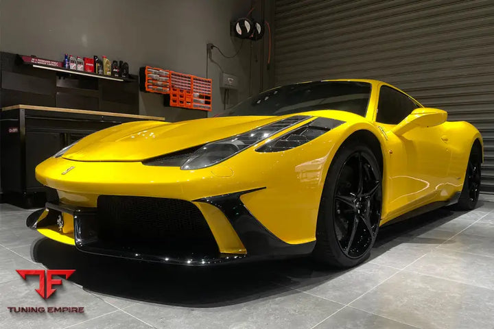 FERRARI 458 COUPE & SPYDER SPECIALE STYLE FRONT BUMPER BSD