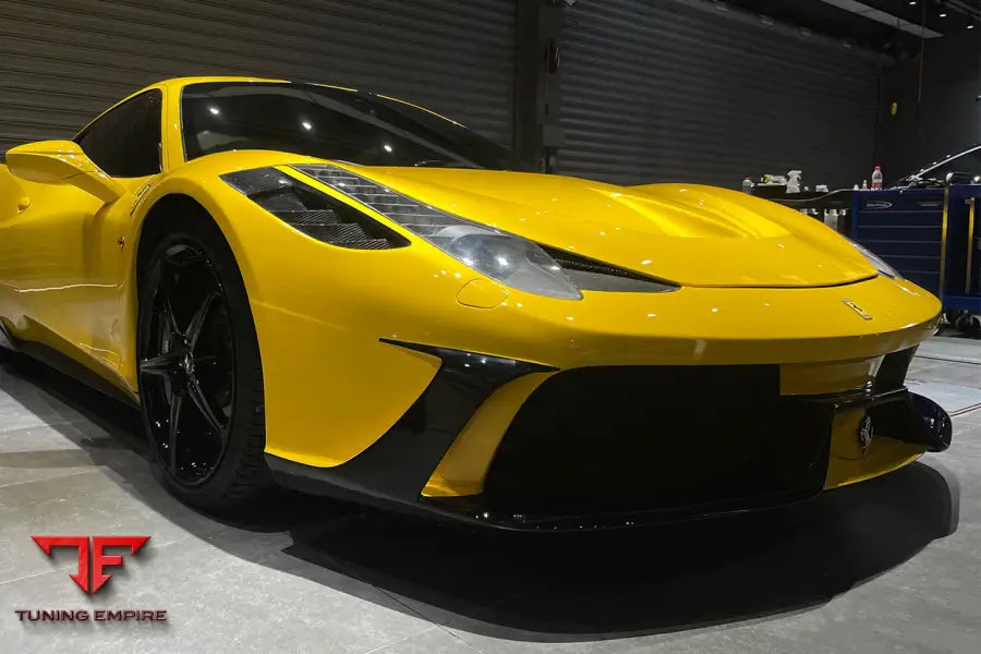 FERRARI 458 COUPE & SPYDER SPECIALE STYLE FRONT BUMPER BSD