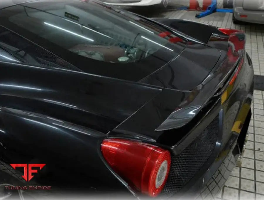 FERRARI 458 ITALIA GT3 CARBON FIBER REAR TRUNK SPOILER 2011-2013Y