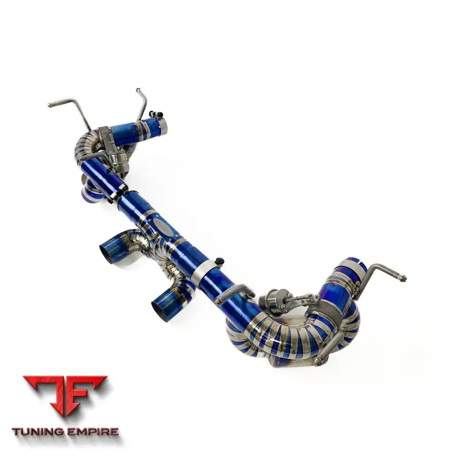 FERRARI 458 ITALIA/SPIDER 4.5 TITANIUM CATBACK RAZOR EXHAUST WITH MUFFLER VALVE