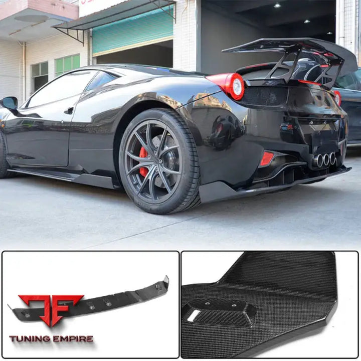 FERRARI 458 ITALIA SPIDER CARBON FIBER PARTS 2011-2013Y