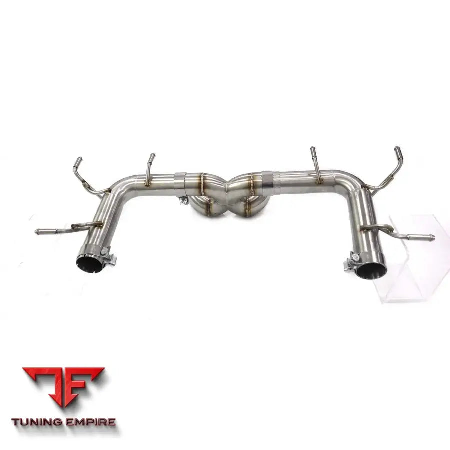 FERRARI 458 ITALIA STAINLESS STEEL CATBACK RAZOR EXHAUST