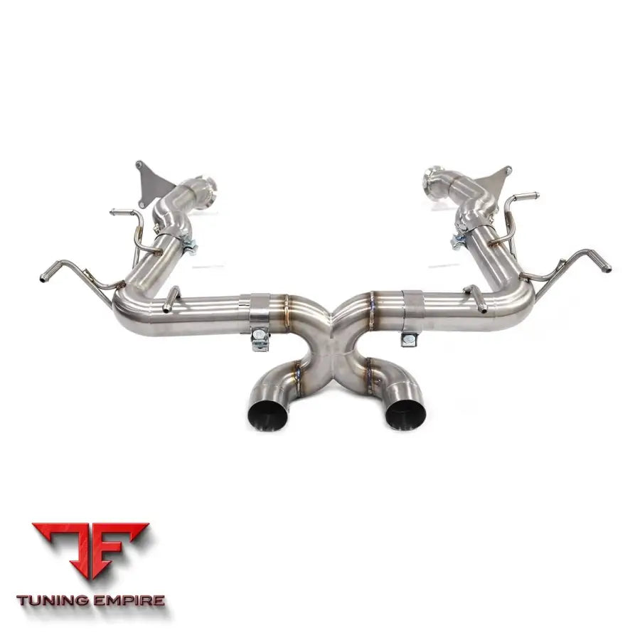FERRARI 458 ITALIA STAINLESS STEEL RAZOR EXHAUST DOWNPIPE