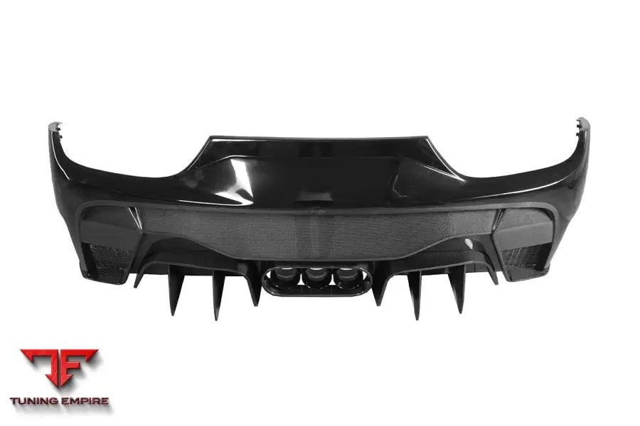 FERRARI 458 ITALY SPIDER VRS STYLE REAR BUMPER WTIPS BSD