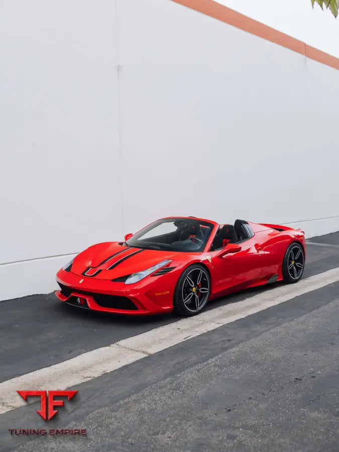 FERRARI 458 SPECIALE FORGED WHEELS AND EXHAUST SYSTEM