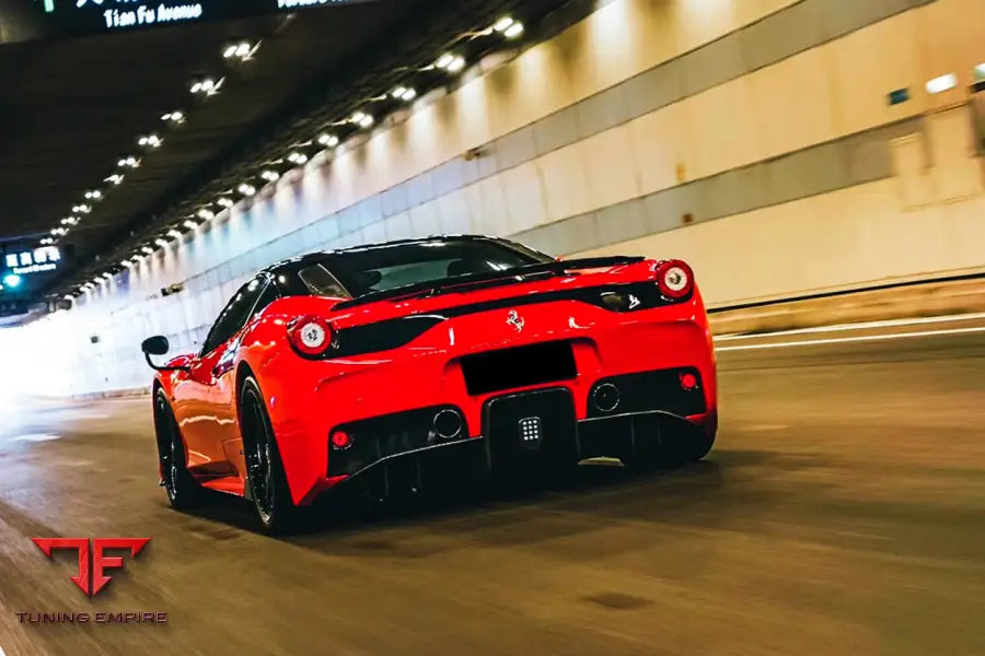 FERRARI 458 SPECIALE REAR BUMPER WITH DIFFUSER & LIGHTS BSD