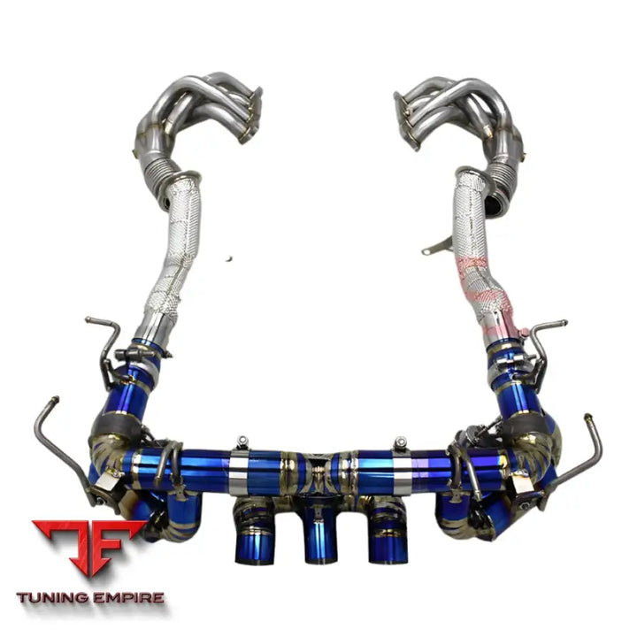 FERRARI 458 V8 4.5 DOWNPIPES TITANIUM EXHAUST SYSTEM 2013-2016
