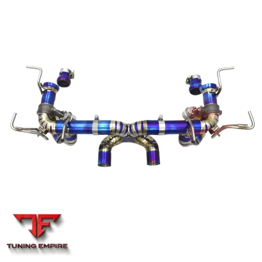 FERRARI 458 V8 4.5 DOWNPIPES TITANIUM EXHAUST SYSTEM 2013-2016