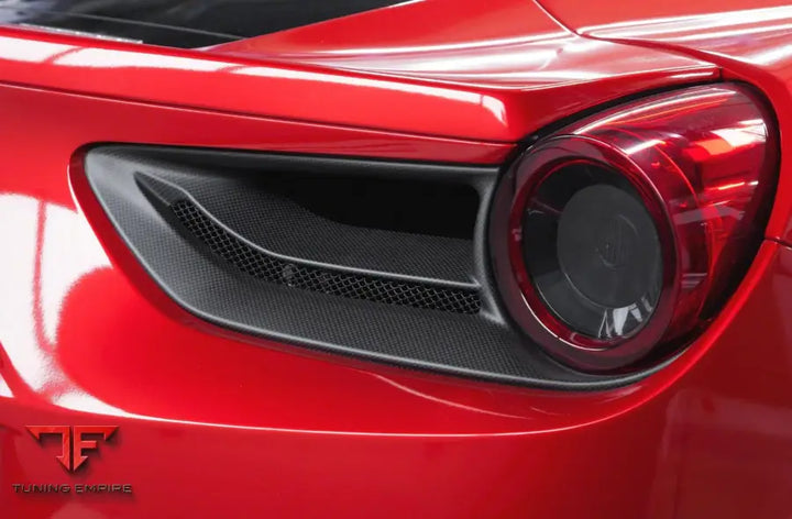 FERRARI 488 CARBON FIBER INTERIOR AND ENGINE BAY PARTS