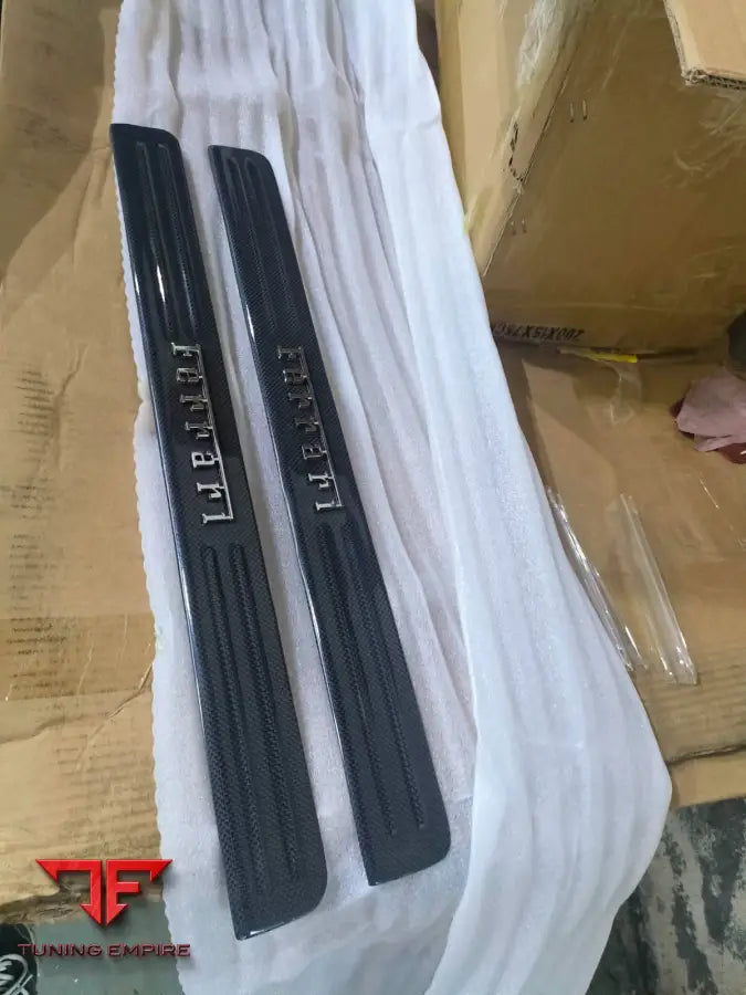 FERRARI 488 CARBON FIBER INTERIOR AND ENGINE BAY PARTS