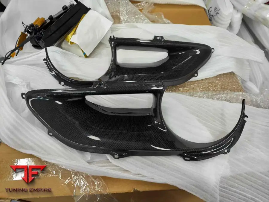 FERRARI 488 CARBON FIBER INTERIOR AND ENGINE BAY PARTS