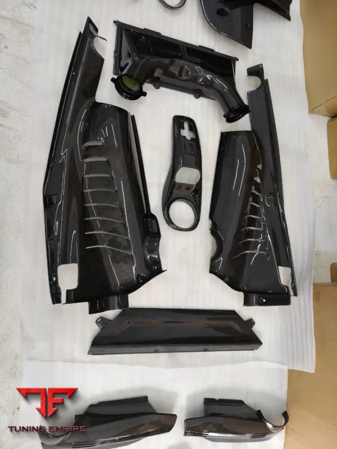 FERRARI 488 CARBON FIBER INTERIOR AND ENGINE BAY PARTS