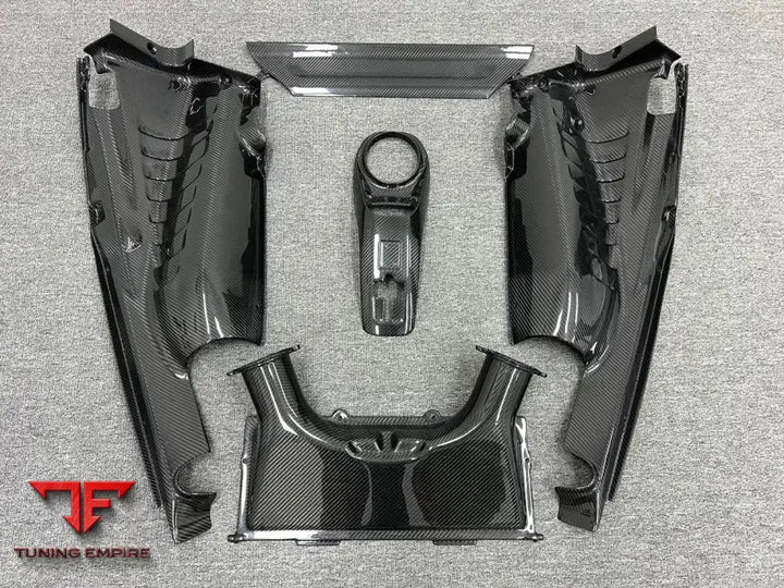 FERRARI 488 CARBON FIBER INTERIOR AND ENGINE BAY PARTS