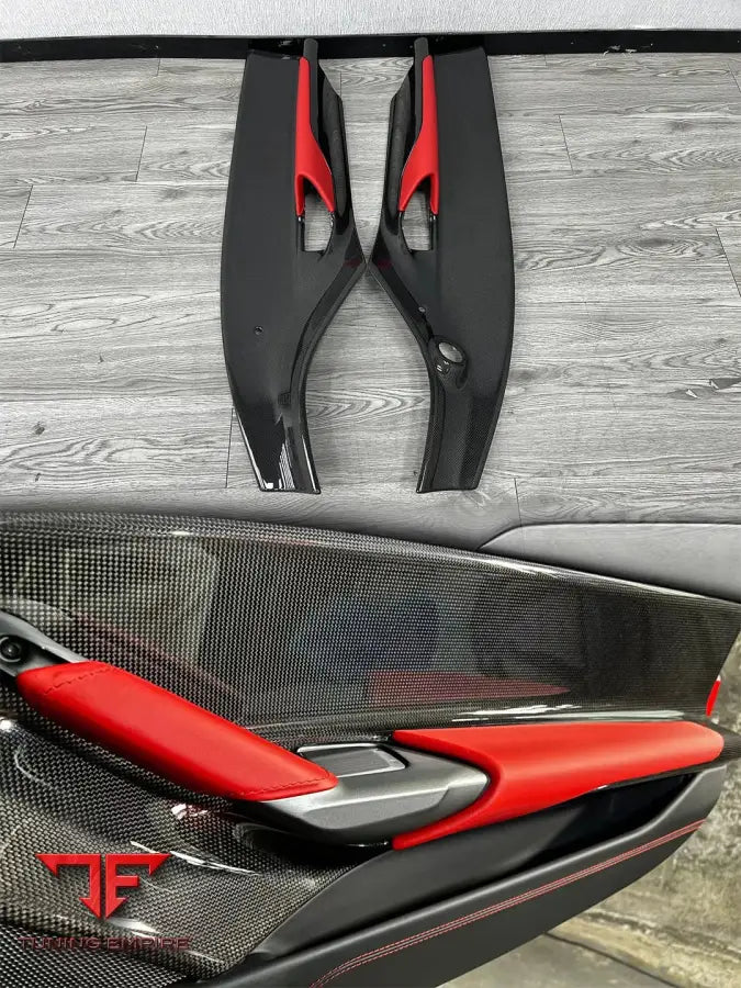 FERRARI 488 CARBON FIBER INTERIOR AND ENGINE BAY PARTS