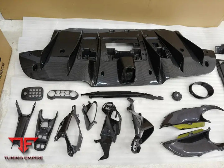 FERRARI 488 CARBON FIBER INTERIOR AND ENGINE BAY PARTS