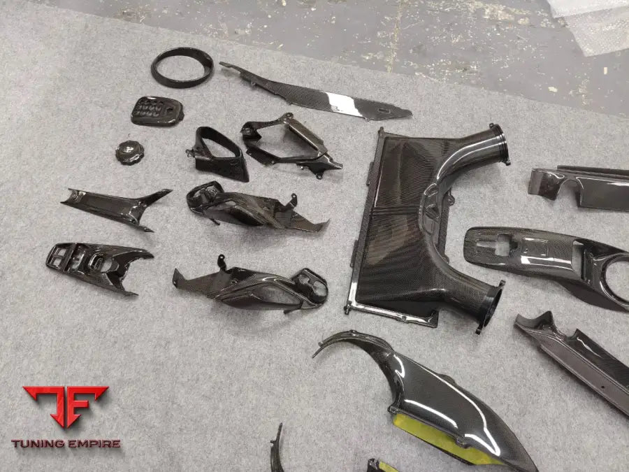 FERRARI 488 CARBON FIBER INTERIOR AND ENGINE BAY PARTS
