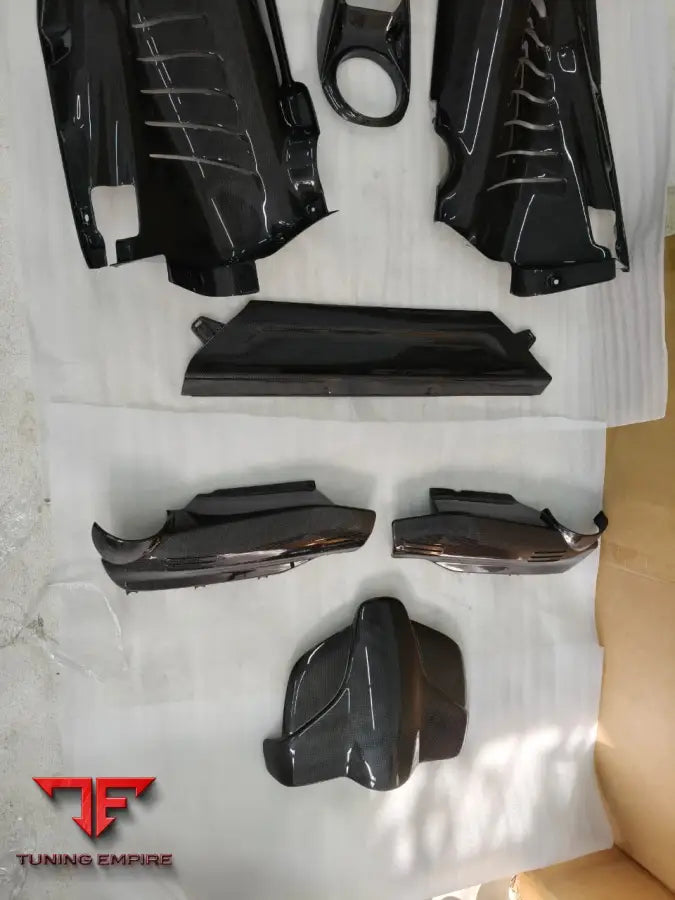 FERRARI 488 CARBON FIBER INTERIOR AND ENGINE BAY PARTS