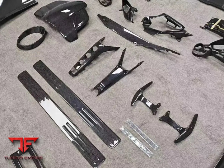 FERRARI 488 CARBON FIBER INTERIOR AND ENGINE BAY PARTS