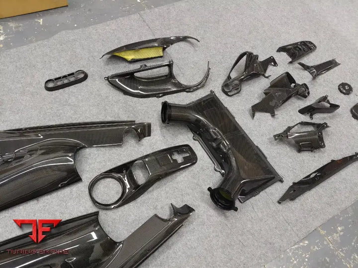 FERRARI 488 CARBON FIBER INTERIOR AND ENGINE BAY PARTS