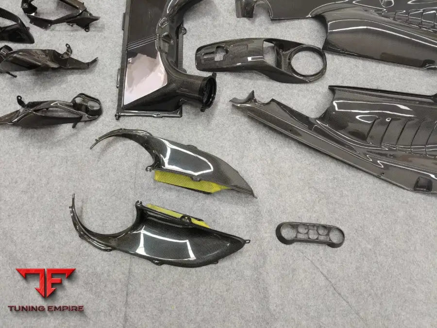 FERRARI 488 CARBON FIBER INTERIOR AND ENGINE BAY PARTS
