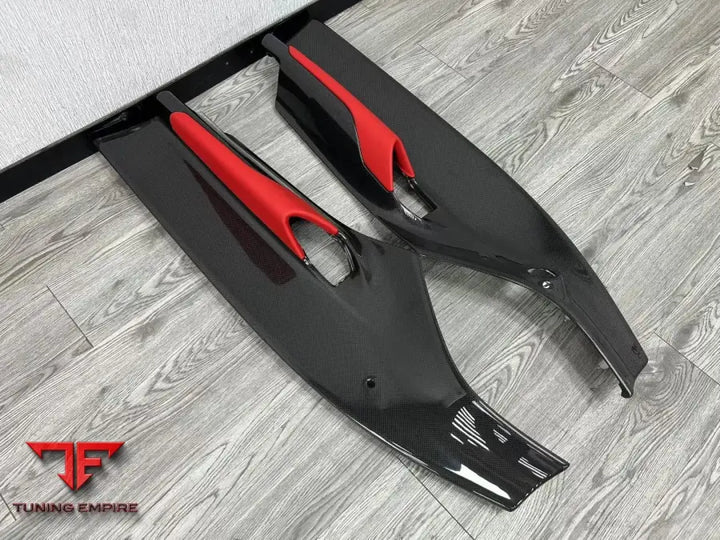 FERRARI 488 CARBON FIBER INTERIOR AND ENGINE BAY PARTS