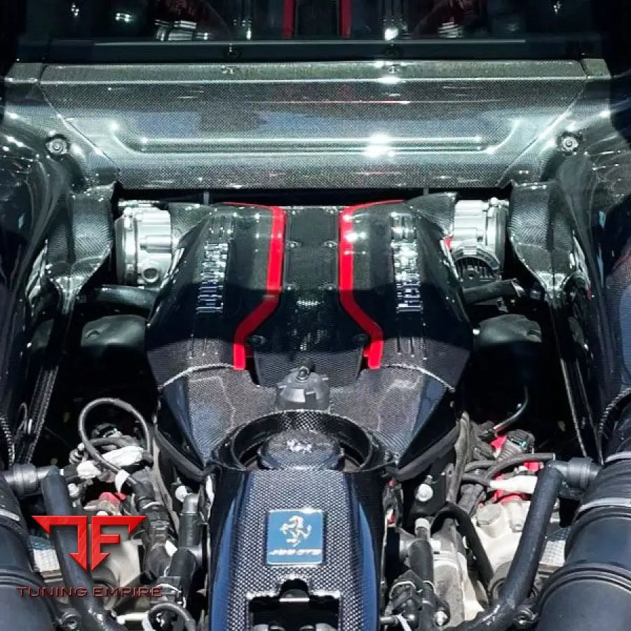 FERRARI 488 CARBON FIBER INTERIOR AND ENGINE BAY PARTS