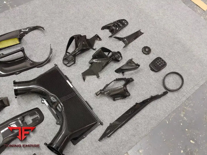 FERRARI 488 CARBON FIBER INTERIOR AND ENGINE BAY PARTS
