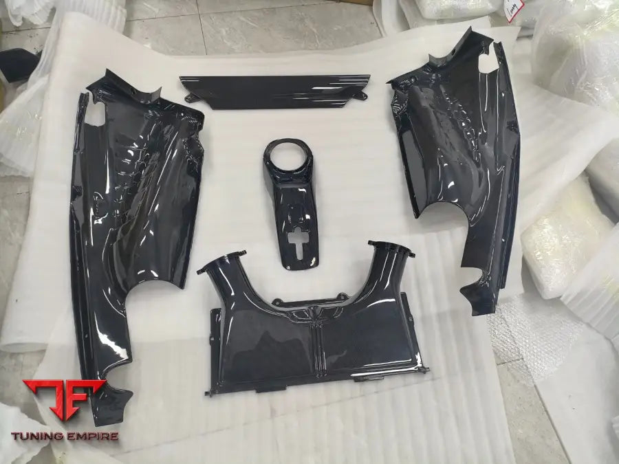 FERRARI 488 CARBON FIBER INTERIOR AND ENGINE BAY PARTS